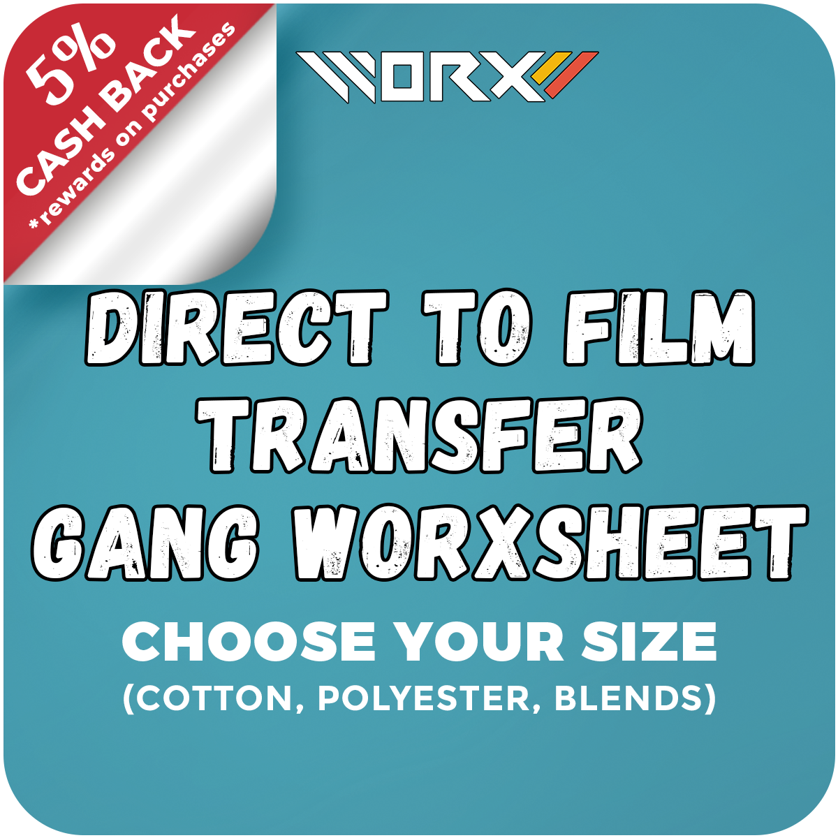 DTF Transfers Gang WorxSheets