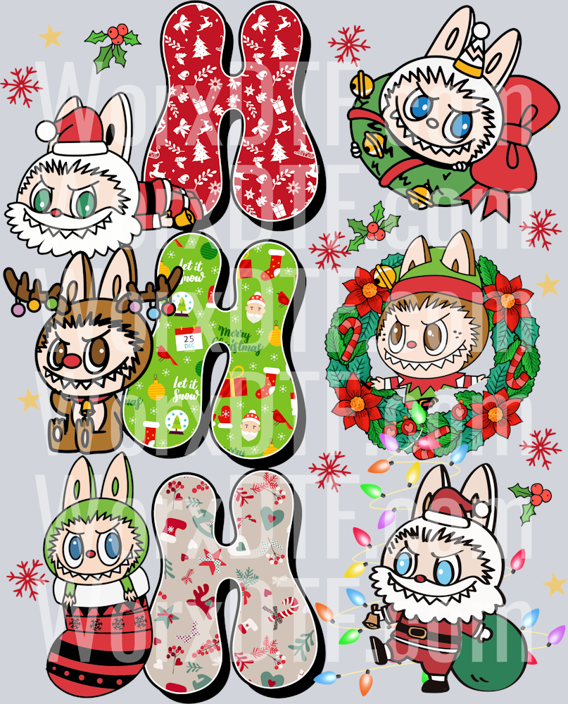 OR 18102024 NHUY Ho Ho Ho Labubu Merry Christmas