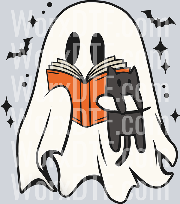 CuteGhostReadingBook